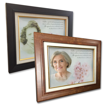 Cadre avec texte et image / Frame with text and image