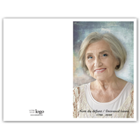 Avis de décès (5.5x8.5po) plié