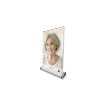 Bannière déroulante - Mini avec QR / Roll-Up banner - Mini with QR